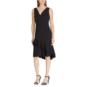 New Ralph Lauren Ruffle-Hem Dress