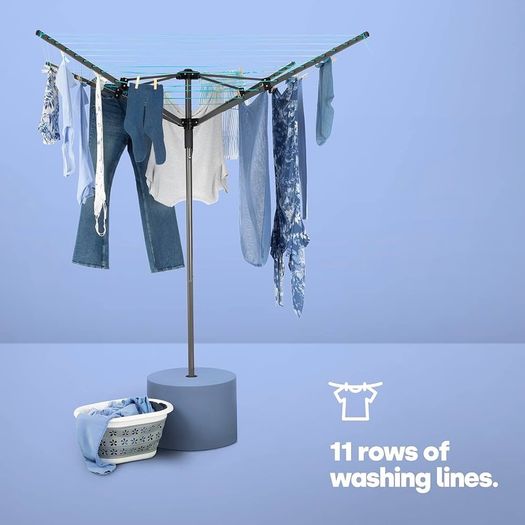 NEW SALE | Rotary Washing Line | 45m Rotating Heavy Duty Clothes Airer Outdoor