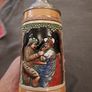 Vintage German Lidded Beer Stein DBGM Image 7