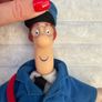 Postman Pat approx. 22 cm. Plush Plastic head Is too loose with glasses and red bag Used Please see photos Image 4