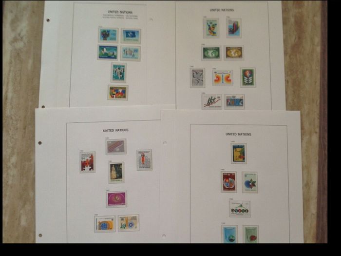 Stamp collection United Nations Vienna