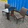 Outdoor Rattan Bistro Set Image 3