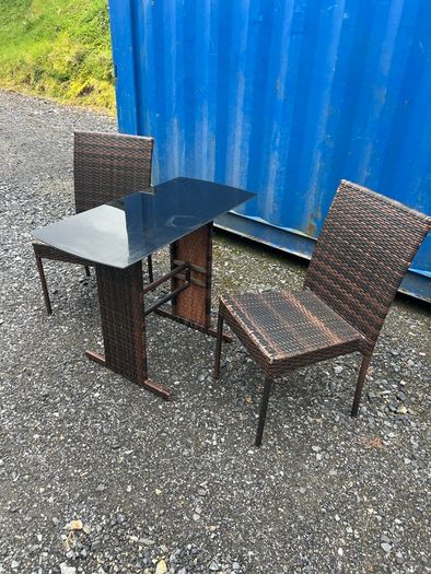 Outdoor Rattan Bistro Set