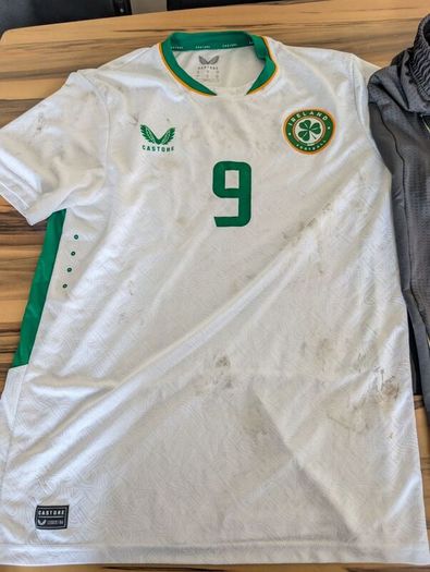 Ireland team issued soccer gear