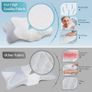 Cervical Pillow for Neck and Shoulder, Contour Memory Foam Pillow, Ergonomic Neck Support Pillow for Side Back Stomach Sleepers with Pillowcase Image 4