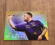 2025 Panini PDC Darts Luke Littler 8/9 Gold Case Hit