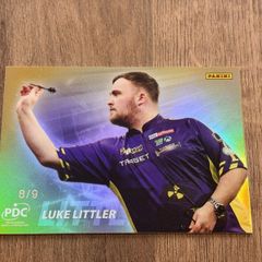 2025 Panini PDC Darts Luke Littler 8/9 Gold Case Hit