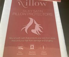 New Willow 4 Pack Luxury Silky Satin Pillow Skin Protectors