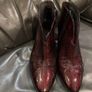 Ara - V-cut Heeled Ankle Burgundy Image 4