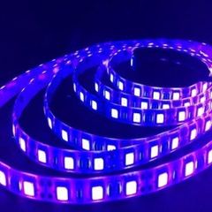 12V 1m UV Ultraviolet 395-405nm led strip black light 5050 2835 SMD 60led/m 120led/m Waterproof tape lamp for DJ Fluorescence