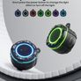 Shower Speaker Bluetooth FM Radio IPX7 Waterproof 12H Playtime RGB Lights Portable Speakers Wireless Bluetooth Mini Speaker with Suction Cup Hook for Bathroom Party Travel Outdoor Image 5