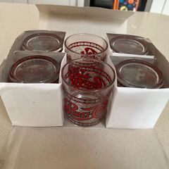 Pepsi Cola set of 6 Glasses 70's