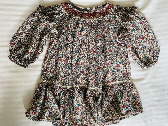 Long sleeved bohemian dress