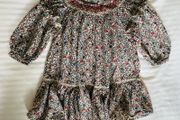 Long sleeved bohemian dress
