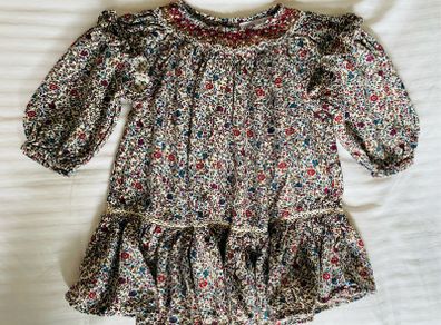 Long sleeved bohemian dress