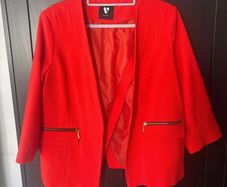 V by Very orange blazer
