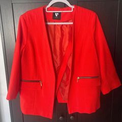 V by Very orange blazer