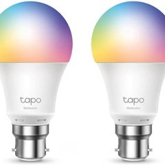 Smart Wi-Fi LED Light, B22, 60W, Energy saving, Works with Amazon Alexa and Google Home, Colour-Changeable, No Hub Required Tapo L530B(2-pack)[Energy Class F Multicolor