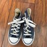 UK 13 navy high top converse Image 3