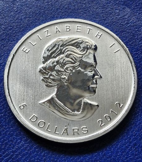 2012 Canada 5 Dollar Silver Moose  1oz Wildlife Series