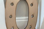 Wooden letter O