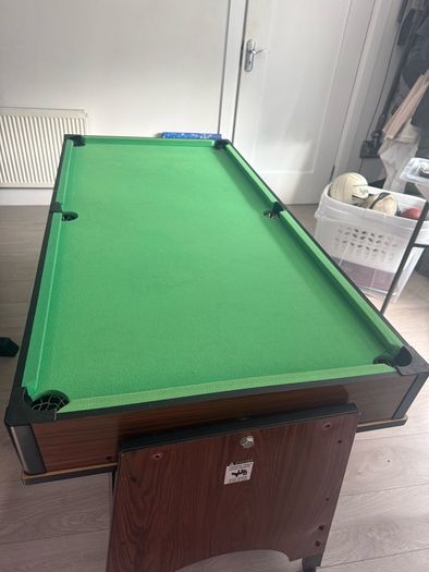 Great condition , 2in 1 pool and air hockey table.