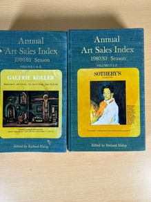 2 x 1980-81 Art Sales Index Books | Edited by Richard Hislop | Reference Set