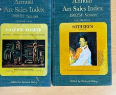2 x 1980-81 Art Sales Index Books | Edited by Richard Hislop | Reference Set