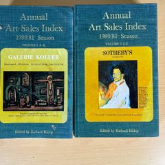 2 x 1980-81 Art Sales Index Books | Edited by Richard Hislop | Reference Set