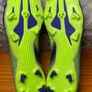 NWOB Adidas X Ghosted.3 Laceless FG Soccer Football Boots UK9 EU43.3 Purple/Green Image 10