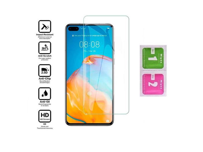 For Huawei P40 Tempered Glass Premium Screen Saver Protector Guard Film New - FHT028HTG