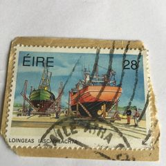 Irish stamp - Irelands Fishing Fleet