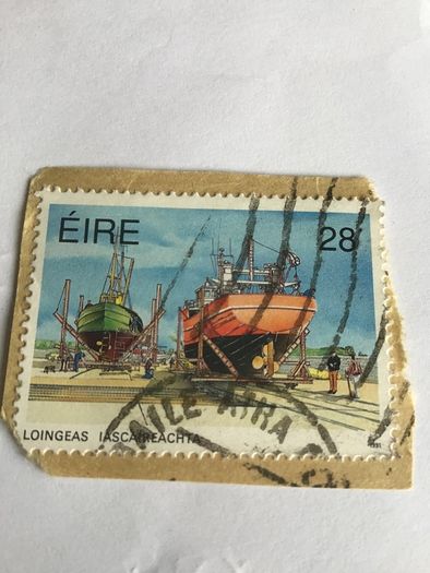 Irish stamp - Irelands Fishing Fleet