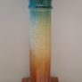 Vintage floral painted candlestick Image 4