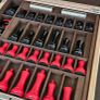 Ferrari Carbon Fibre Chess and Draughts Set F1 Formula 1 Image 8