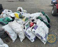 Bags of turf