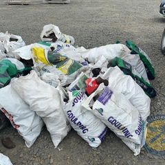 Bags of turf