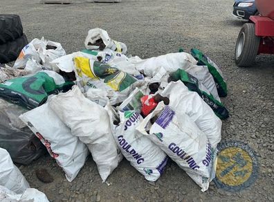 Bags of turf