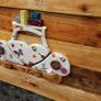 Rustic STAY TRIPPY Bug wood art wall sign. Image 5