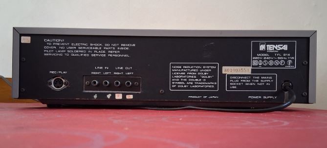 From 1981 Tensai TFL 814 (Akai), working good.