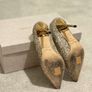 Pre owned Jimmy Choo Agnes Glitter 85 in Ballet Pink UK 34/2.5 Image 8