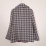 Monsoon Grey Houndstooth Wool Blend Short Coat 10UK/38EU Image 10