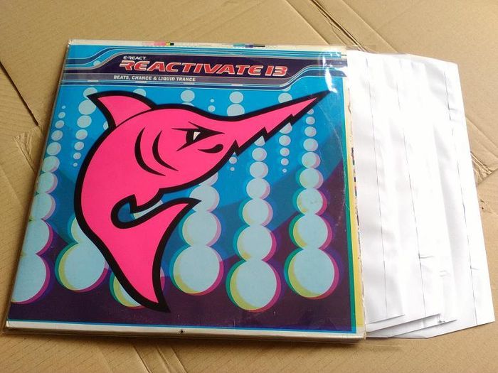 10 x BLAKE SLEEVES! Large GATE FOLD Vinyl Record Covers Crystal CLEAR plastic Outer sleeves - SEALED FLAP
