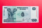 CONGO. D.R  100. FRANCS  . 2007   ( uncirculated ) Pick  98a