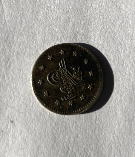 TURKEY - 1 Kurush - AH1293 Year 19 (1893) - Km-735 - Small Silver Coin
