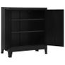 Filing Cabinet Industrial Black 90x40x100 cm Steel Image 3