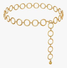 Brand New Metal O-ring Chain Waist Belts for Women.