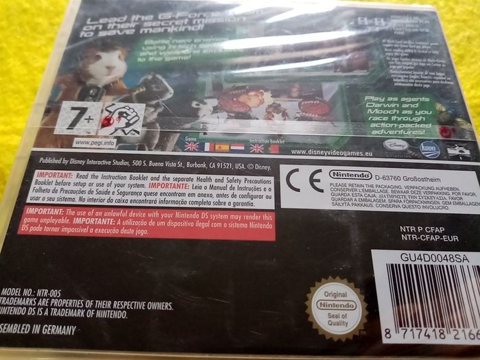 G Force Disney Brand new Nintendo Ds games Original