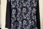 Print Woven Long Sleeved Top