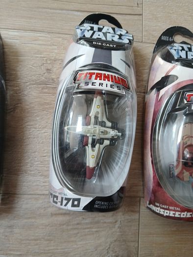 Star wars Titanium series 2005 Die cast vehicles